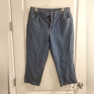 Denim and Company Pull On Capri Jeans